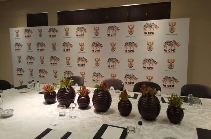 Boardroom event branding